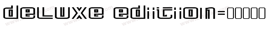 Deluxe Edition字体转换